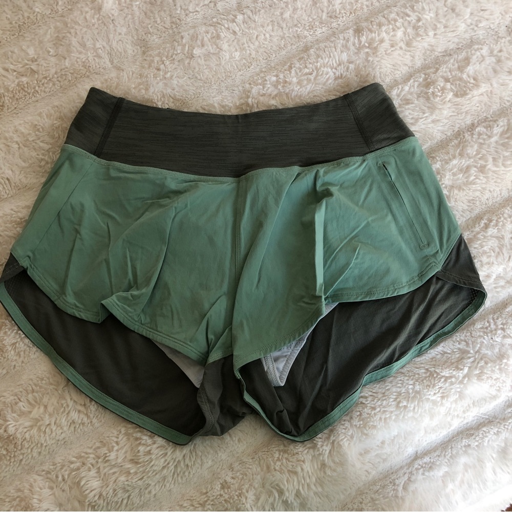 OV green shorts